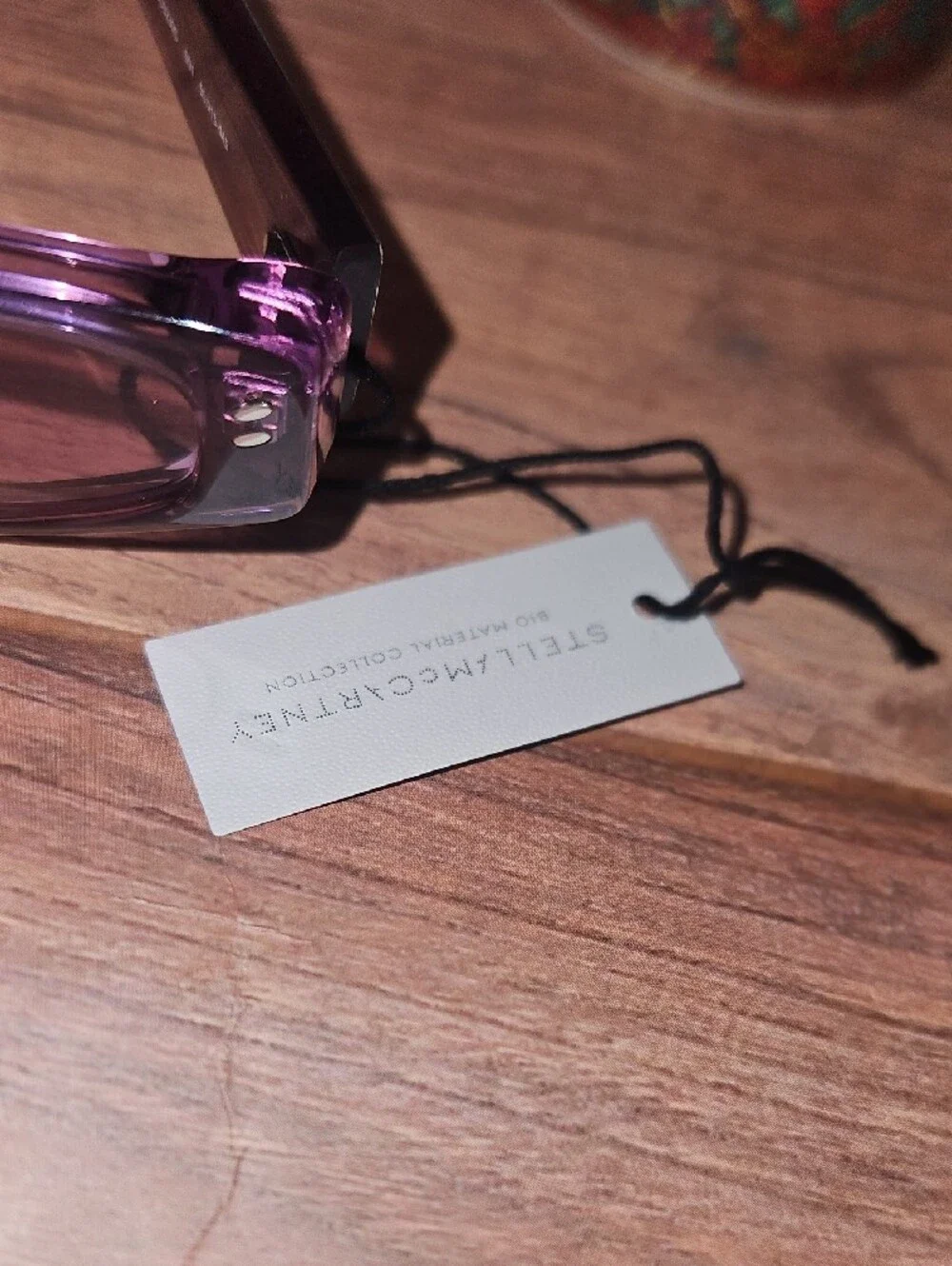 Stella McCartney Purple Slim Cat-Eye Sunglasses